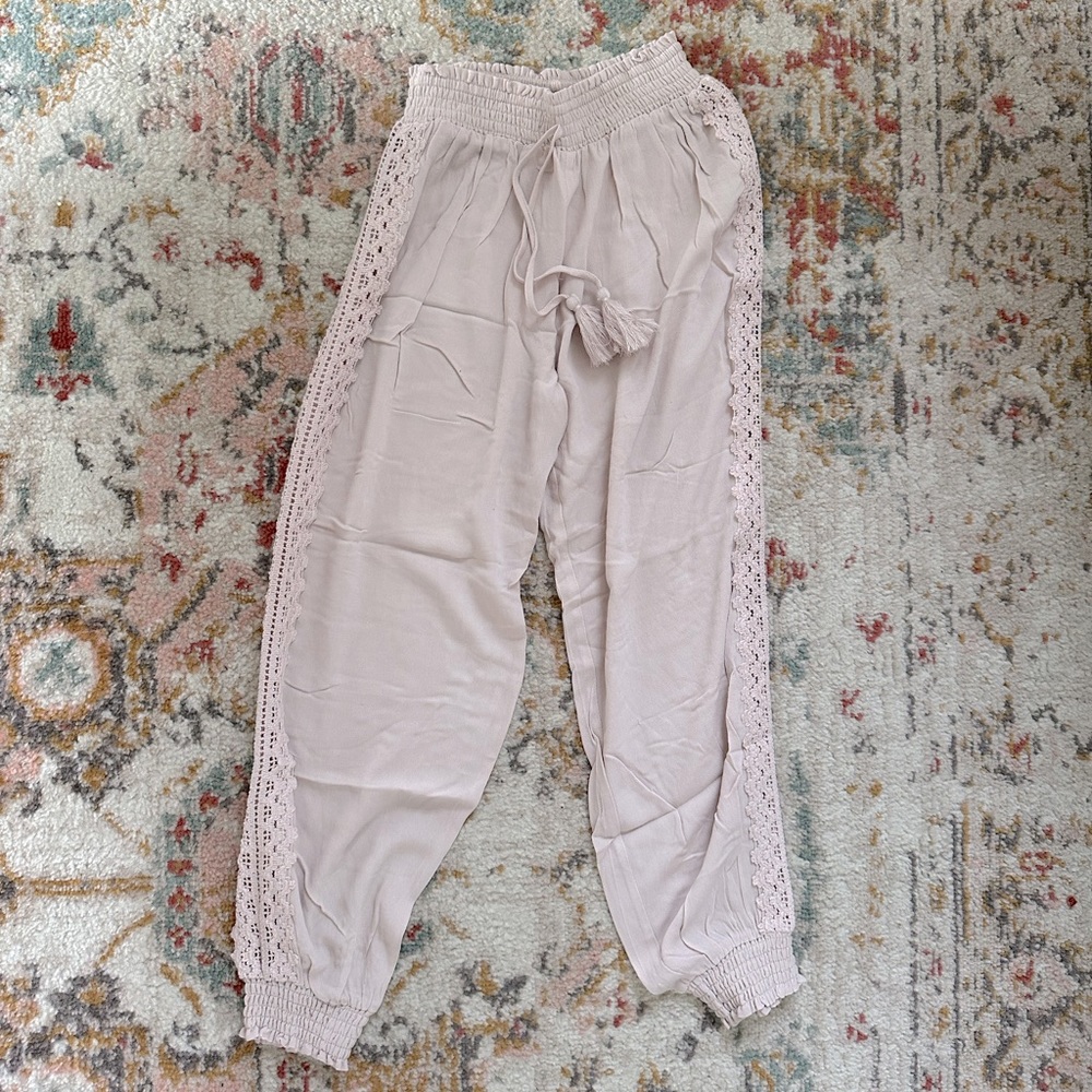 Cute Pink Beachy Pant size M